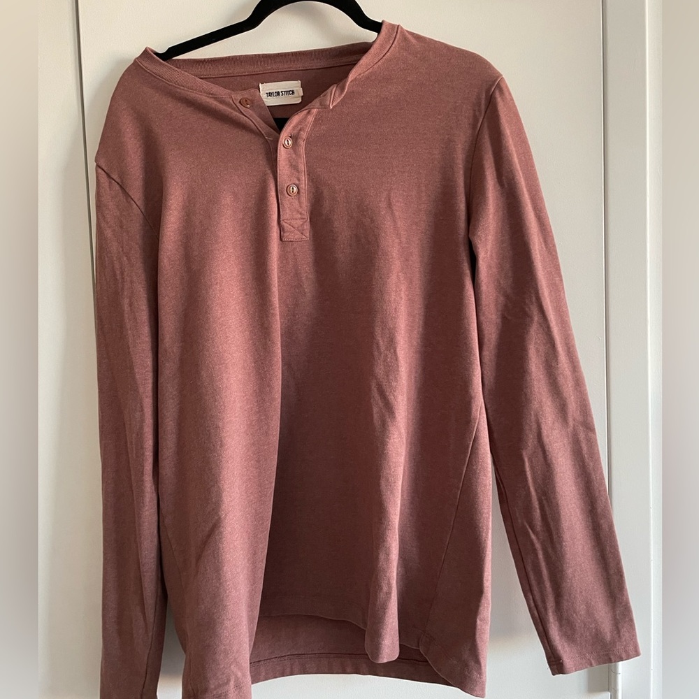 Taylor Stitch Heavyweight Long Sleeve T Shirt